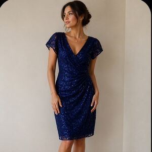 K. Jordan Lace Sequins Dress Size 16W